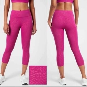 Athleta Women's Pink High-Waisted Leggings Size Small NWOT